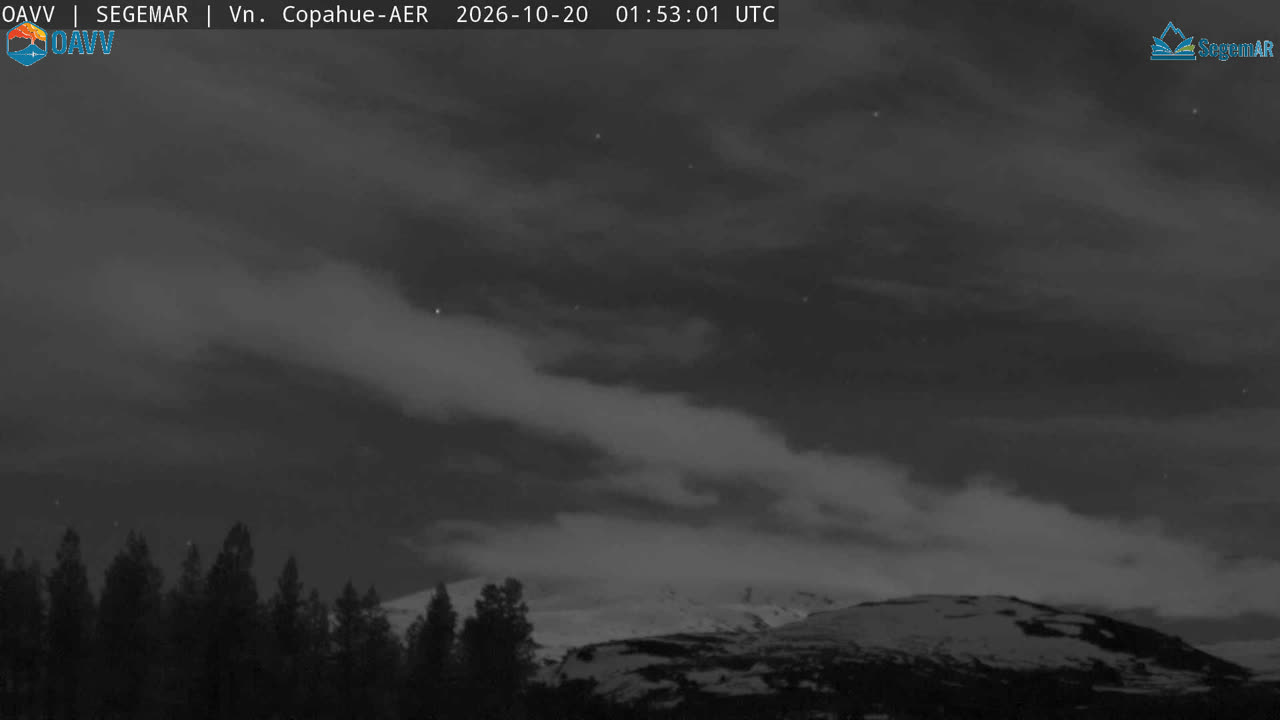 Copahue Volcano - Aerodrome Node (AER) still, 0″ new snow in 24 h