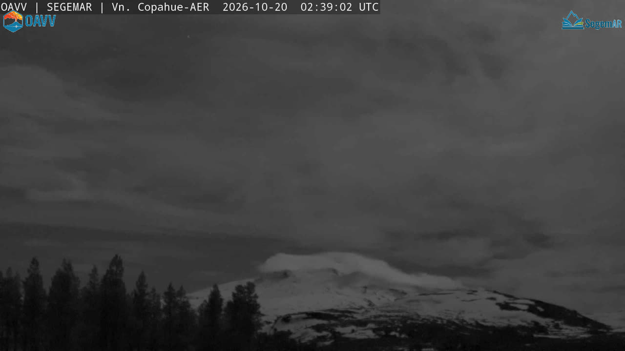 Copahue Volcano - Aerodrome Node (AER) still, 0″ new snow in 24 h