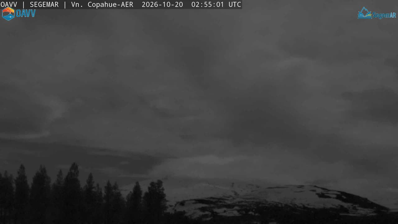 Copahue Volcano - Aerodrome Node (AER) still, 0″ new snow in 24 h