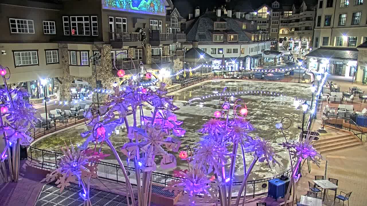 Village Ice Rink still, 0″ new snow in 24 h