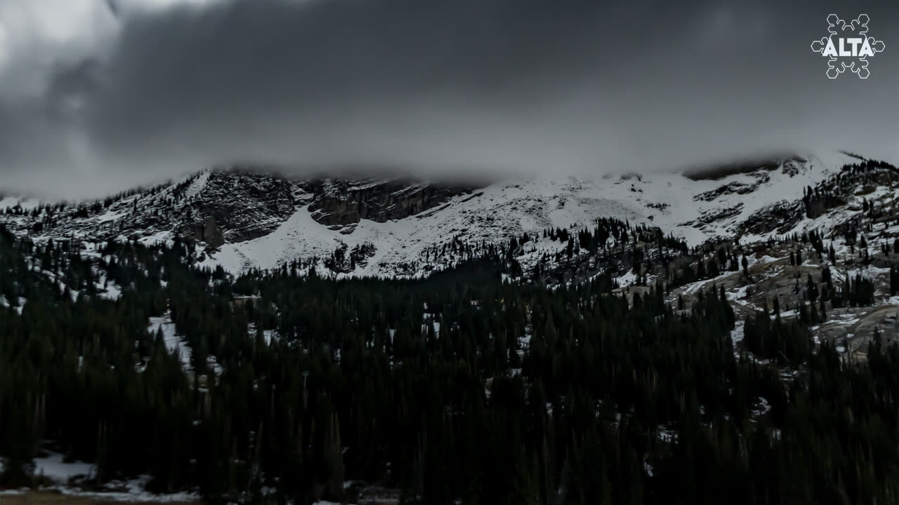 Albion Basin still, 0″ new snow in 24 h