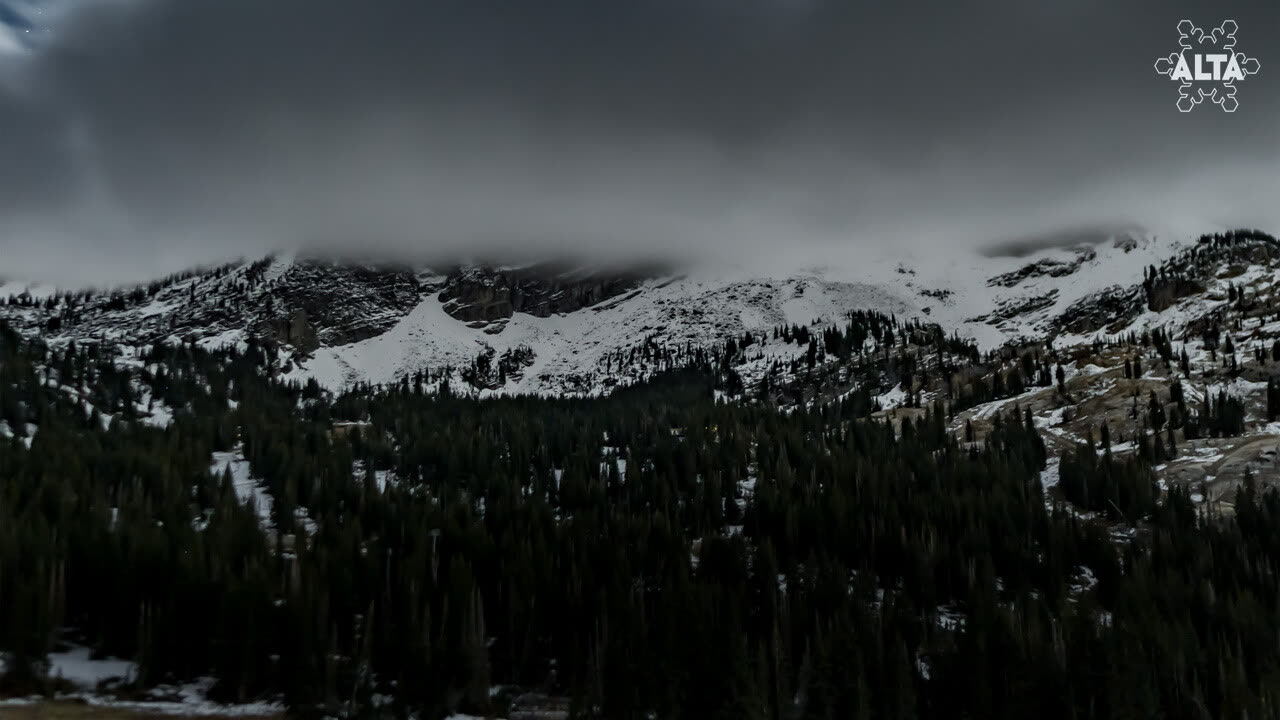 Albion Basin still, 0″ new snow in 24 h