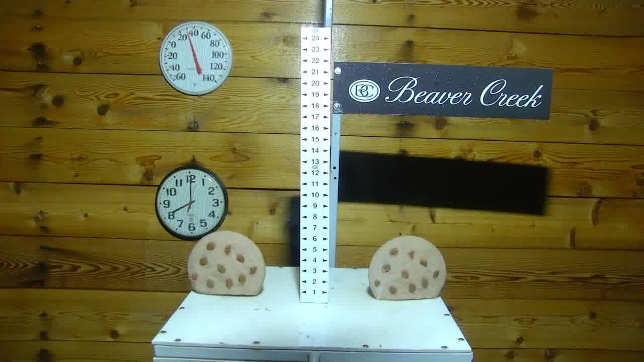 Snow Stake Live still, 0″ new snow in 24 h