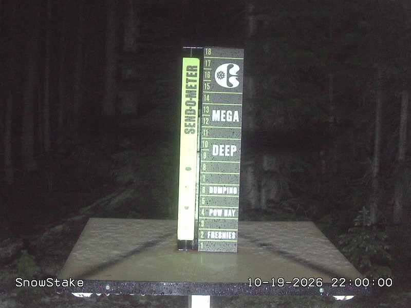 Snow Stake still, 0″ new snow in 24 h